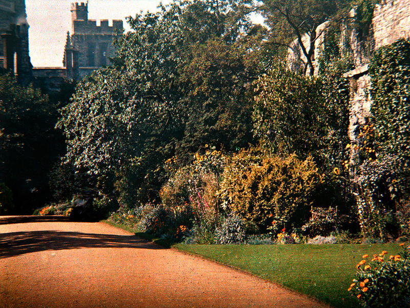 Autumn colours in New College, Oxford by Sarah Acland, 1907 Autumn colours in New College, Oxford by Sarah Acland, 1907