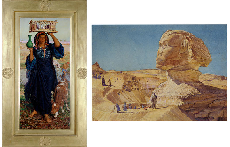 Holman Hunt and Thomas Seddon paintings from the Victorian era showing Middle Eastern influences Holman Hunt and Thomas Seddon paintings from the Victorian era showing Middle Eastern influences